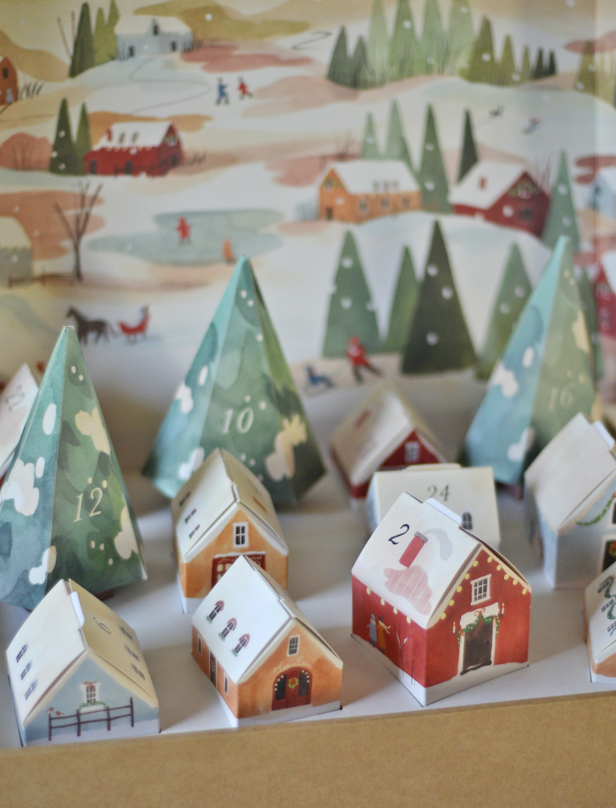 calendario avvento natale villaggio